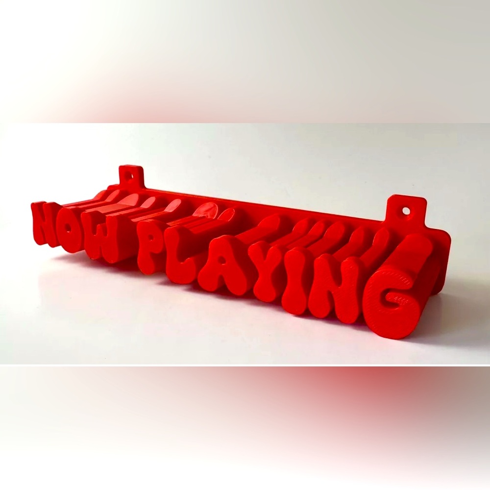 Now Playing Vinyl Record Wall Mount Stand Retro Mod Look Collector Vintage ￼